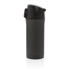 Vue Mug à verrouillage facile métallique mat de couleur noir| Krokrodeal