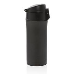 Vue Mug à verrouillage facile métallique mat de couleur noir| Krokrodeal