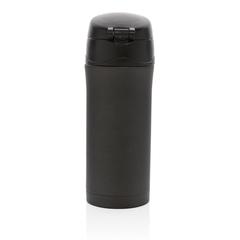 Vue Mug à verrouillage facile métallique mat de couleur noir| Krokrodeal
