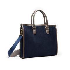 Vue VINGA Sacoche pour ordinateur Hunton de couleur bleu| Krokrodeal