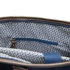 Vue VINGA Sacoche pour ordinateur Hunton de couleur bleu| Krokrodeal