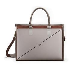 Vue VINGA Sacoche pour ordinateur Hunton de couleur marron| Krokrodeal
