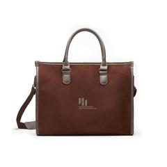 Vue VINGA Sacoche pour ordinateur Hunton de couleur marron| Krokrodeal