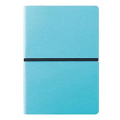 Vue Carnet A5 avec couverture souple de couleur bleu| Krokrodeal