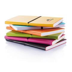 Vue Carnet A5 avec couverture souple de couleur bleu| Krokrodeal