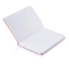 Vue Carnet A5 avec couverture souple de couleur noir| Krokrodeal