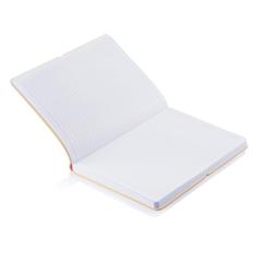 Vue Carnet A5 avec couverture souple de couleur orange| Krokrodeal