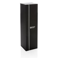 Vue Bouteille isotherme 1L Swiss Peak Elite de couleur noir| Krokrodeal