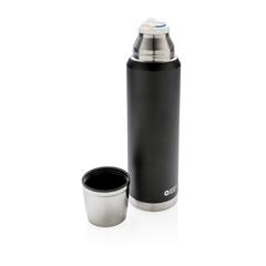 Vue Bouteille isotherme 1L Swiss Peak Elite de couleur noir| Krokrodeal