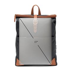 Vue VINGA Sac à dos Sloane RPET RCS de couleur gris| Krokrodeal