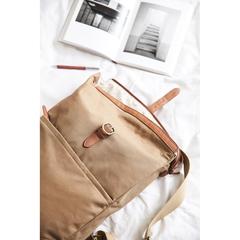 Vue VINGA Sac à dos Sloane RPET RCS de couleur marron| Krokrodeal