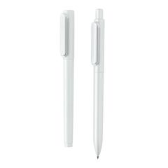 Vue Parure de stylos X6 de couleur blanc| Krokrodeal