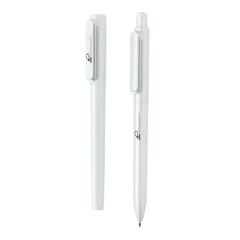 Vue Parure de stylos X6 de couleur blanc| Krokrodeal