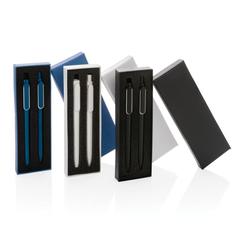 Vue Parure de stylos X6 de couleur blanc| Krokrodeal