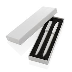 Vue Parure de stylos X6 de couleur blanc| Krokrodeal