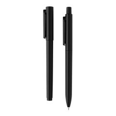 Vue Parure de stylos X6 de couleur noir| Krokrodeal