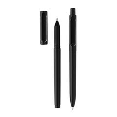 Vue Parure de stylos X6 de couleur noir| Krokrodeal