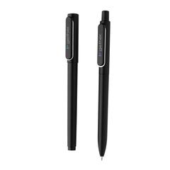 Vue Parure de stylos X6 de couleur noir| Krokrodeal
