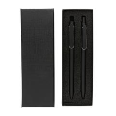 Vue Parure de stylos X6 de couleur noir| Krokrodeal