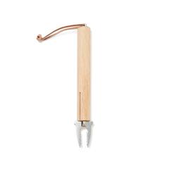Vue VINGA Bâton de barbecue télescopique Vici de couleur marron| Krokrodeal