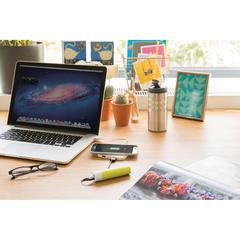 Vue Station de chargement à induction 5W avec 2 ports USB de couleur blanc| Krokrodeal