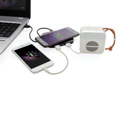 Vue Station de chargement à induction 5W avec 2 ports USB de couleur noir| Krokrodeal