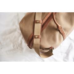 Vue VINGA Sac de voyage Sloane RPET RCS de couleur marron| Krokrodeal