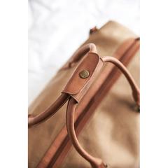Vue VINGA Sac de voyage Sloane RPET RCS de couleur marron| Krokrodeal