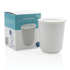 Vue Mug antimicrobien de couleur blanc| Krokrodeal