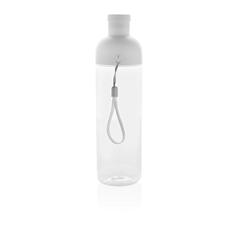 Vue Bouteille d'eau étanche 600ml en rPET RCS Impact de couleur blanc| Krokrodeal