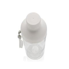 Vue Bouteille d'eau étanche 600ml en rPET RCS Impact de couleur blanc| Krokrodeal