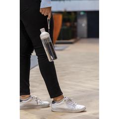 Vue Bouteille d'eau étanche 600ml en rPET RCS Impact de couleur blanc| Krokrodeal