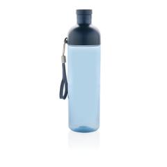 Vue Bouteille d'eau étanche 600ml en rPET RCS Impact de couleur bleu| Krokrodeal