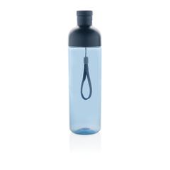 Vue Bouteille d'eau étanche 600ml en rPET RCS Impact de couleur bleu| Krokrodeal