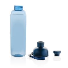 Vue Bouteille d'eau étanche 600ml en rPET RCS Impact de couleur bleu| Krokrodeal