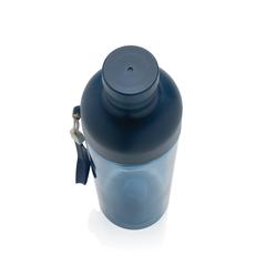 Vue Bouteille d'eau étanche 600ml en rPET RCS Impact de couleur bleu| Krokrodeal