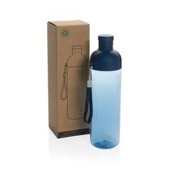 Vue Bouteille d'eau étanche 600ml en rPET RCS Impact de couleur bleu| Krokrodeal