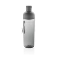 Vue Bouteille d'eau étanche 600ml en rPET RCS Impact de couleur noir| Krokrodeal