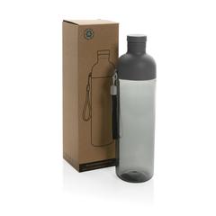 Vue Bouteille d'eau étanche 600ml en rPET RCS Impact de couleur noir| Krokrodeal