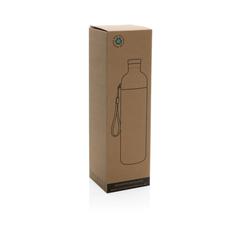 Vue Bouteille d'eau étanche 600ml en rPET RCS Impact de couleur rouge| Krokrodeal