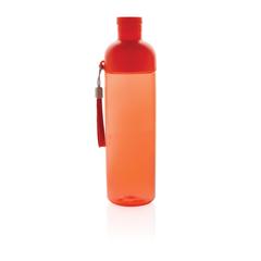 Vue Bouteille d'eau étanche 600ml en rPET RCS Impact de couleur rouge| Krokrodeal