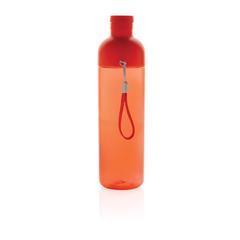 Vue Bouteille d'eau étanche 600ml en rPET RCS Impact de couleur rouge| Krokrodeal