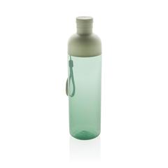 Vue Bouteille d'eau étanche 600ml en rPET RCS Impact de couleur vert| Krokrodeal
