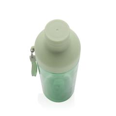 Vue Bouteille d'eau étanche 600ml en rPET RCS Impact de couleur vert| Krokrodeal