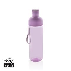 Vue Bouteille d'eau étanche 600ml en rPET RCS Impact de couleur violet| Krokrodeal