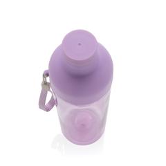 Vue Bouteille d'eau étanche 600ml en rPET RCS Impact de couleur violet| Krokrodeal