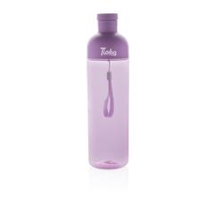 Vue Bouteille d'eau étanche 600ml en rPET RCS Impact de couleur violet| Krokrodeal