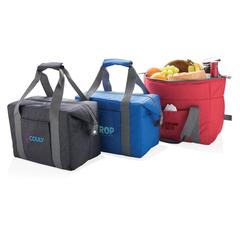 Vue Sac isotherme cabas de couleur gris| Krokrodeal