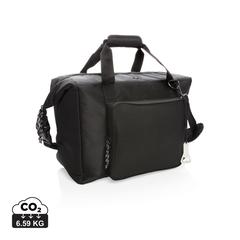 Vue Sac isotherme cabas de couleur noir| Krokrodeal