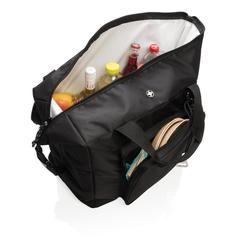 Vue Sac isotherme cabas de couleur noir| Krokrodeal